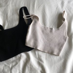 Aritzia sculpt knit tank